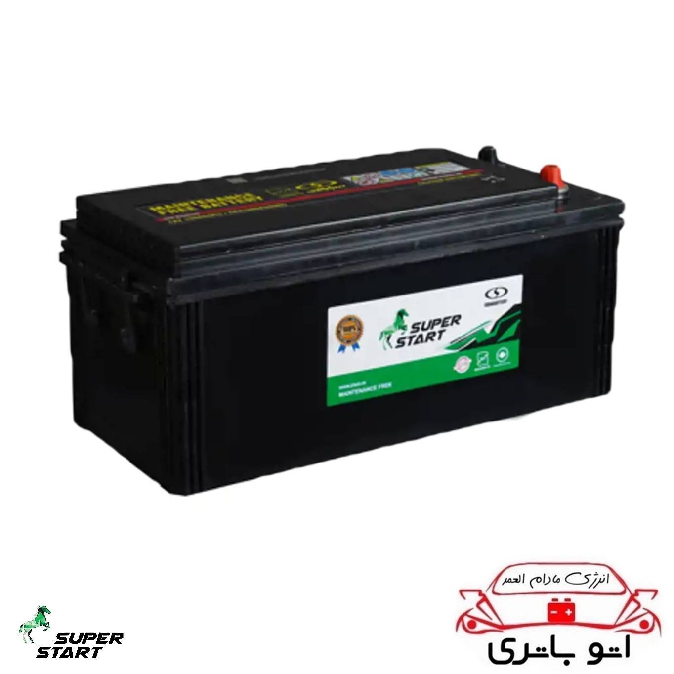 باتری خودرو سوپر استارت ۱۵۰ آمپر اتمی